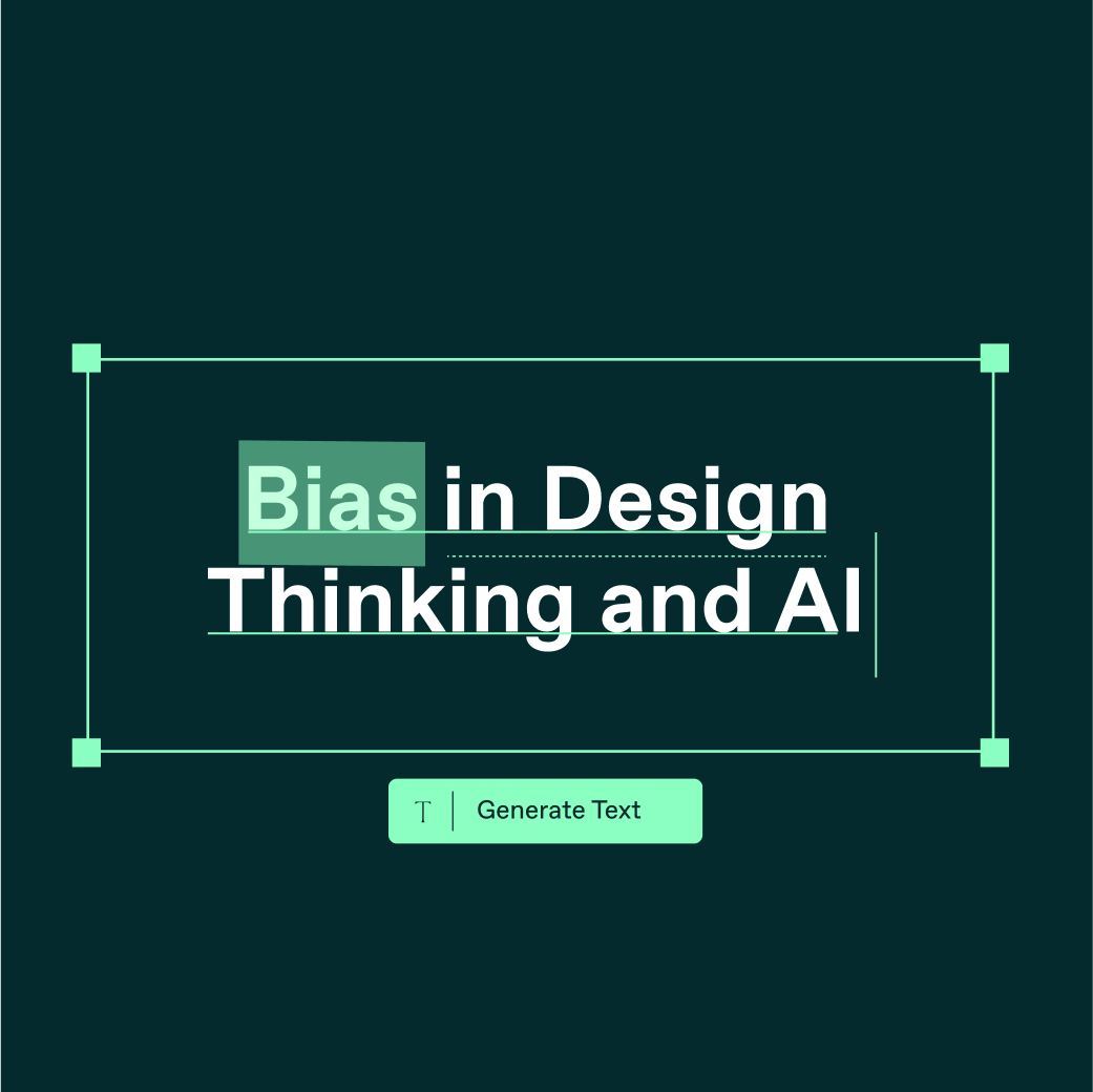 Creative Bias, AI and Design Thinking